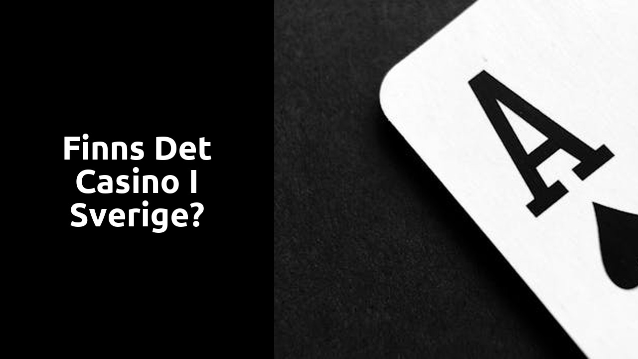 Finns det casino i Sverige?