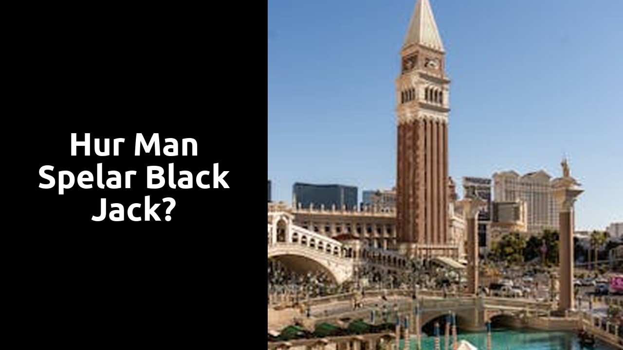 Hur man spelar Black Jack?