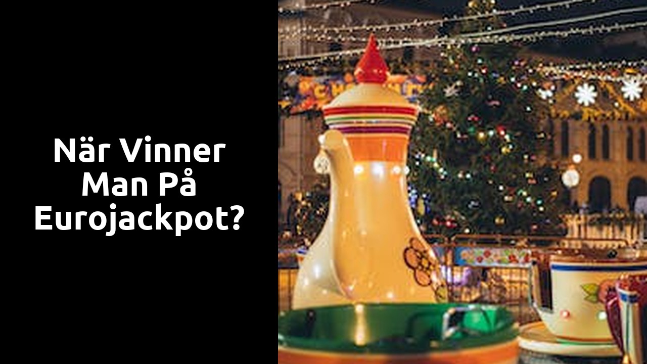 När vinner man på Eurojackpot?