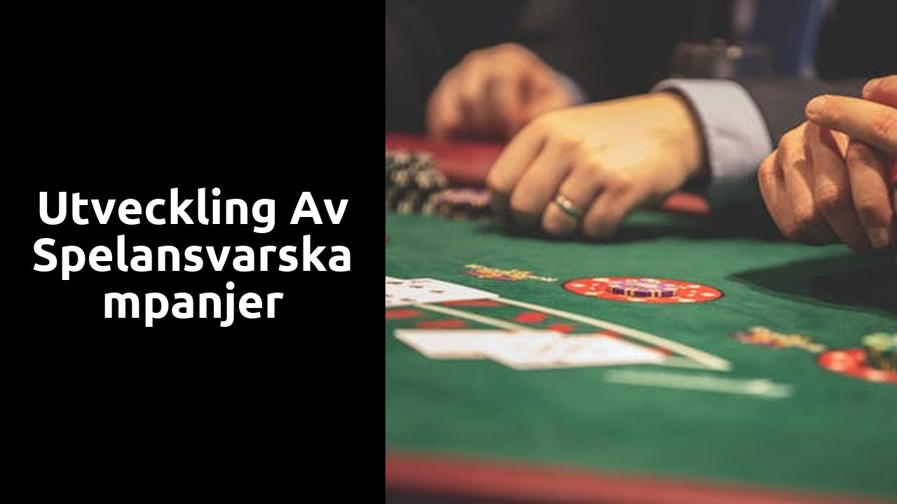 Utveckling av spelansvarskampanjer