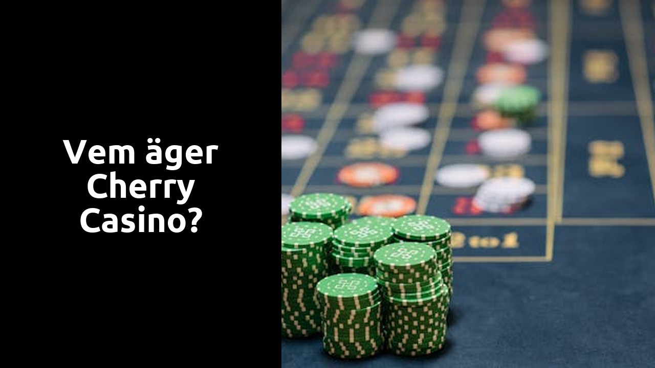 Vem äger Cherry casino?