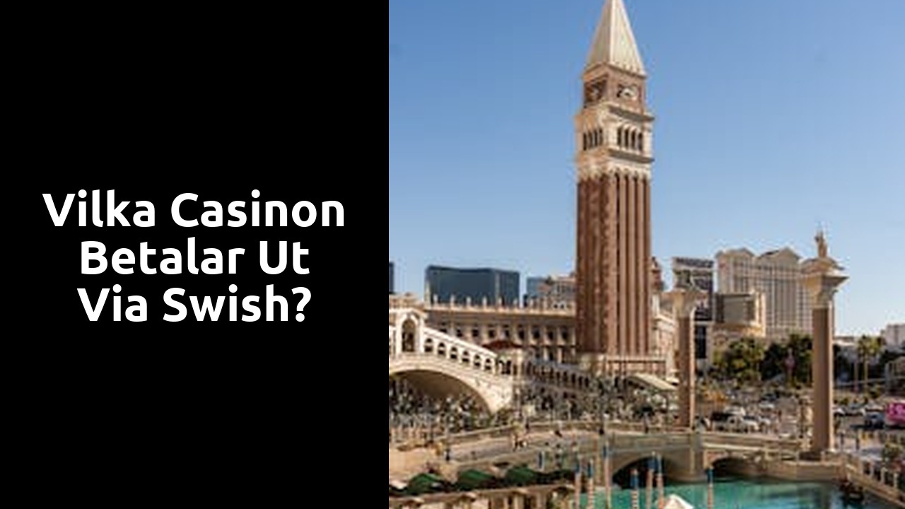 Vilka casinon betalar ut via Swish?